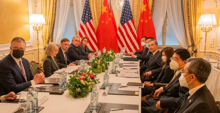 王毅與蘇利文今年5月曾經會談。翻攝推特