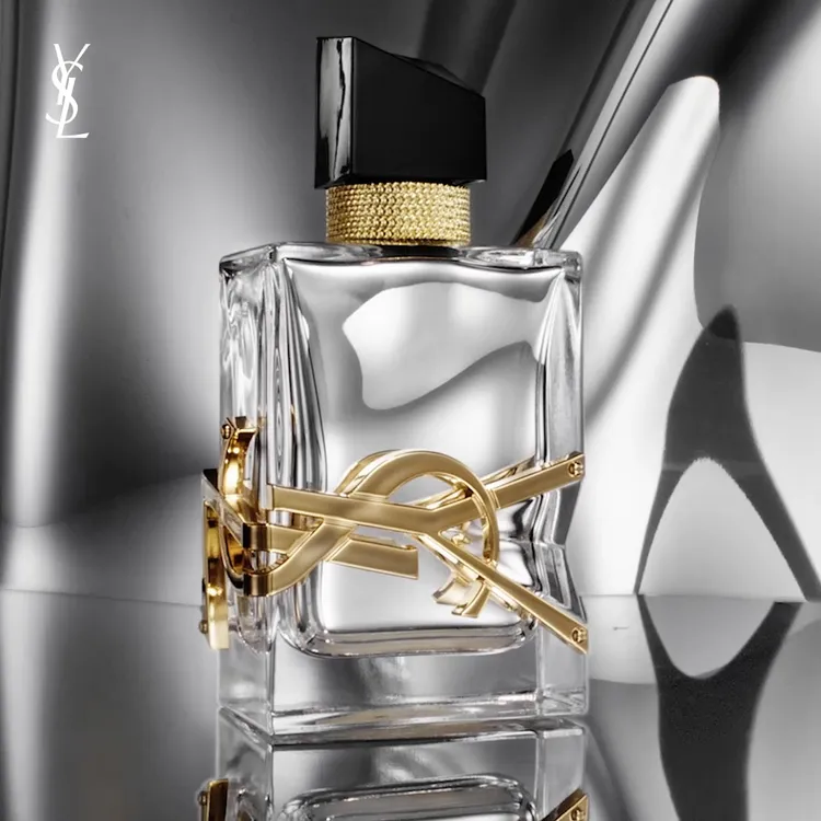 YSL冷冽鉑金淡香精，50ml／5700元、90ml／7370元。品牌提供