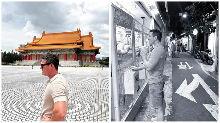 Luke Evans把自己的台灣行程全都放到Instagram上。翻攝Luke Evans IG