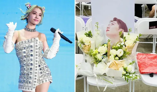 蔡依林巡演最感人一幕！铁粉为已故小伙伴买VIP座位带遗照追星