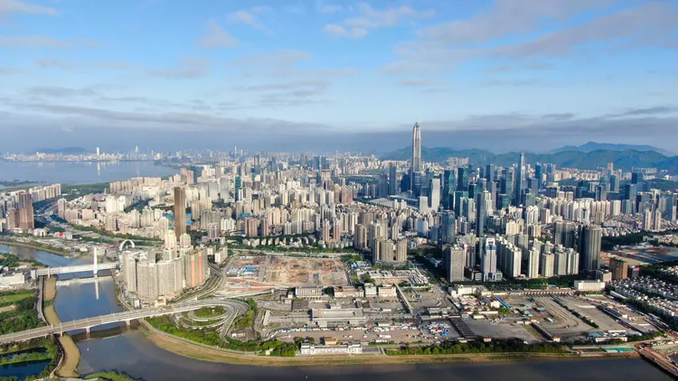 深圳皇崗口岸。新華社