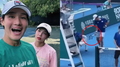 Wonder Girls宥斌認愛網球一哥權純雨 小男友亞運砸球拍拒握手道歉了