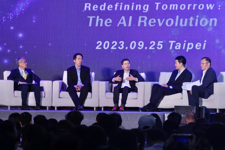 AI大師論壇「人工智慧如何形塑人類未來」。林林攝