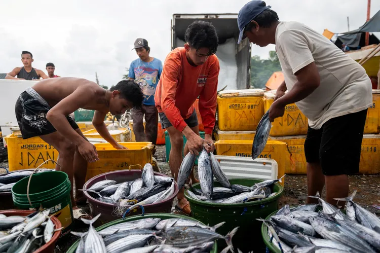 菲律賓三描禮士省漁民。路透社