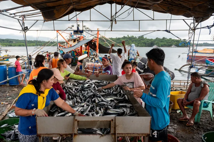 菲律賓三描禮士省漁民。路透社