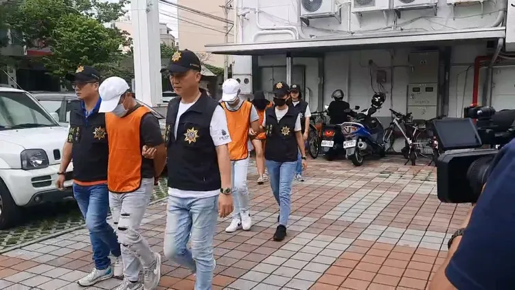 落網嫌犯。民眾提供