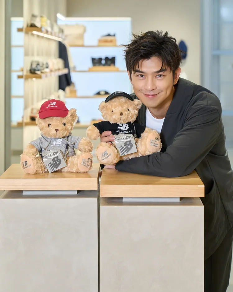 NB GREY形象總店開幕周年邀請陳柏霖擔任秋季形象主角。品牌提供