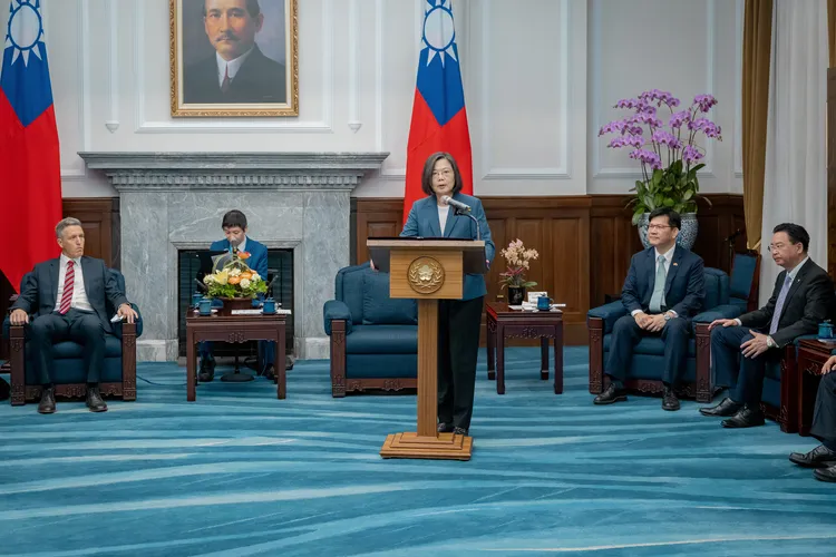 蔡英文希望澳洲能支持台灣加入「跨太平洋夥伴全面進步協定」。總統府提供