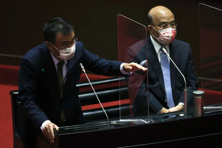 蘇貞昌和陳吉仲有革命情感。林林攝