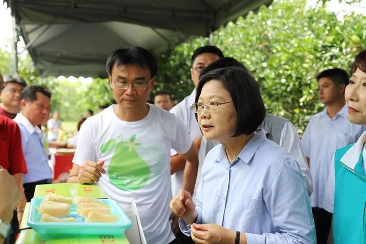 陳吉仲感謝蔡英文給機會幫農民做事。翻攝陳吉仲臉書