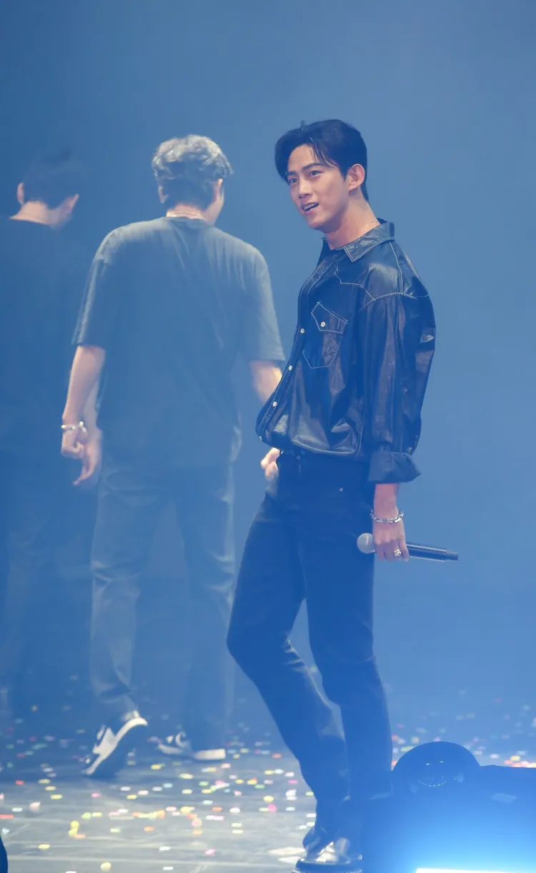 玉澤演見面會上又唱又跳，演唱2PM《Hands Up》，全場瘋狂。讀者提供