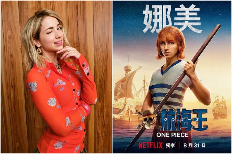 娜美一角由女星Emily Rudd飾演。翻攝自Onepiecenetflix臉書