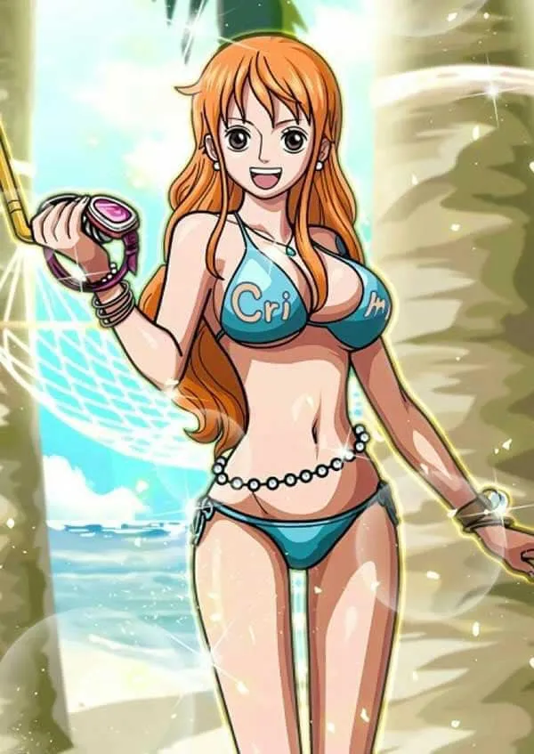 網友轉貼娜美的漫畫人物造型。臉書「爆廢公社」