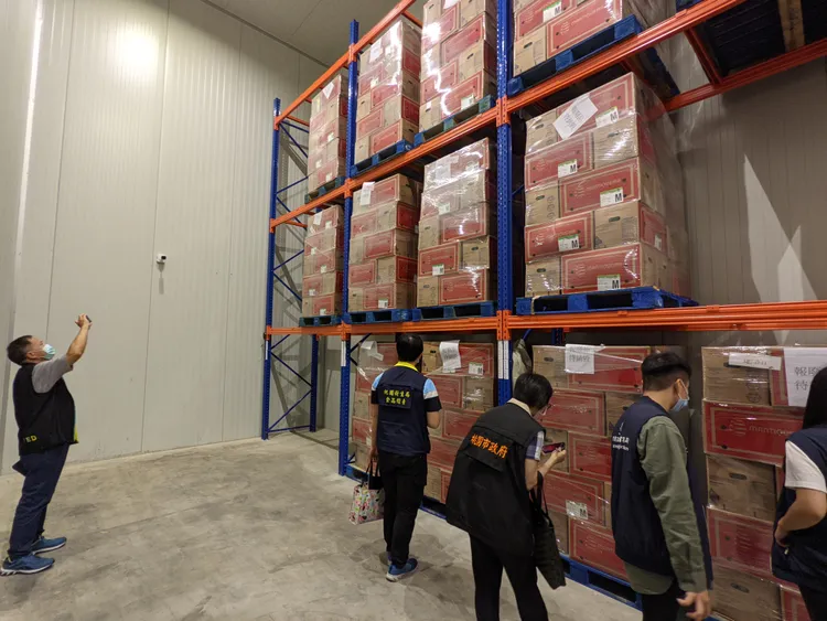 衛生局持續稽查進口蛋流向。桃園市衛生局提供