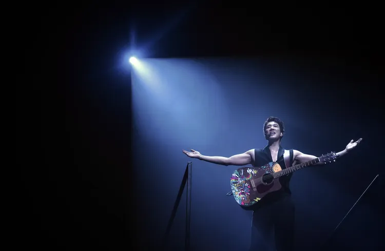 王力宏用音樂告訴大家，「只有一個王力宏」，只有一個「獨一無二」的王力宏。林林攝