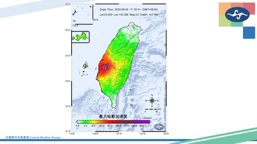梅山斷層有大震潛能！嘉義5.5是50年第3大　半世紀有19次4.5以上規模