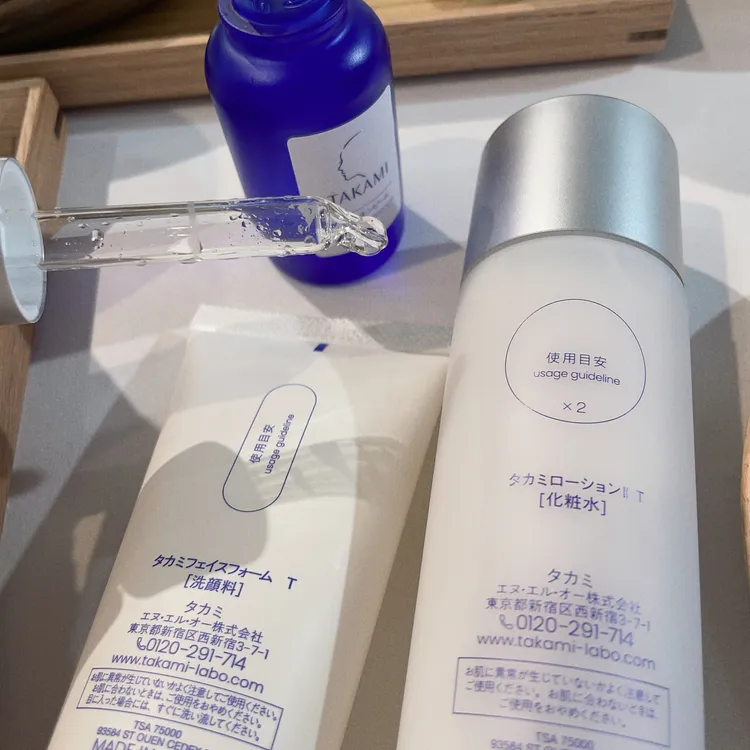 TAKAMI每款產品包裝皆有建議用量參考圖示。張家玲攝