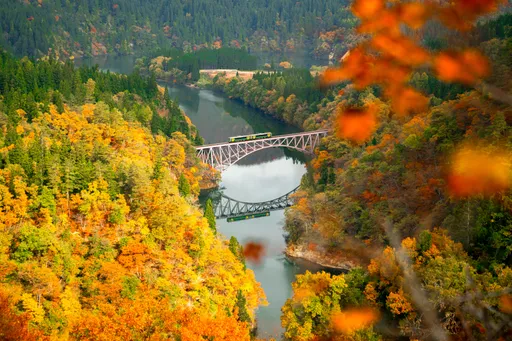 JR東日本嚴選日本東北最美楓紅鐵道路線 奢華泡湯賞楓這5條鐵道全包