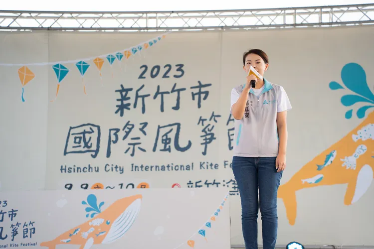 高虹安致詞。新竹市府提供