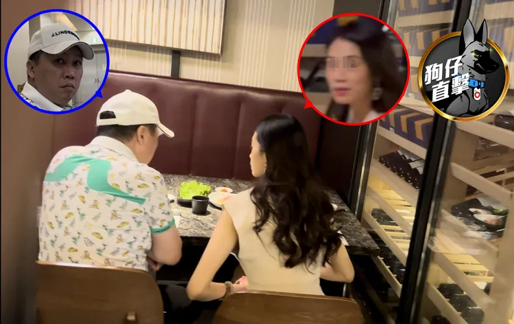 趙正平又有新歡！浪漫晚餐肩並肩，買菜拿網購回香閨。特勤中心攝
 