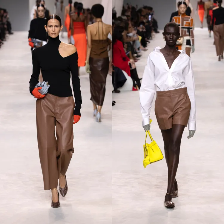 FENDI 2024春夏女裝，展現品牌兼具實用與舒適的二元性。品牌提供