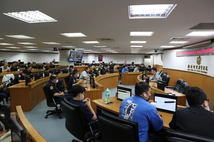 上課情形。翻攝畫面