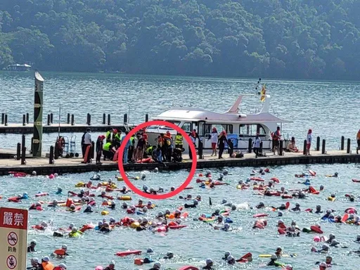 日月潭萬人泳渡 25歲壯男游百米「脫帽呼救」!送醫不治