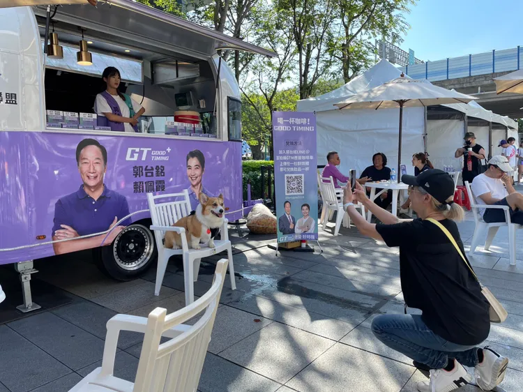 陳姓婦人說，他希望郭台銘連署通過，這樣才能在同樣標準下檢驗，哪位候選人可以為下一代更盡心盡力。彭欣偉攝