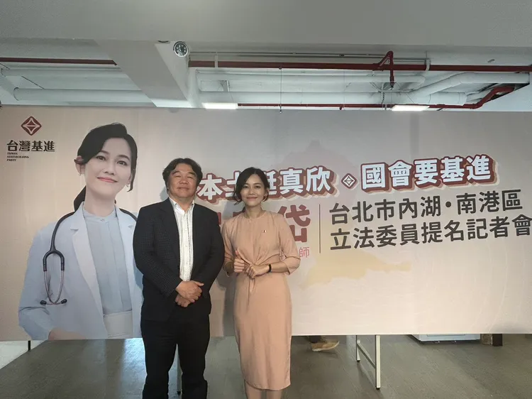 王必勝說，未來有機會願意出席活動支持吳欣岱。基進提供