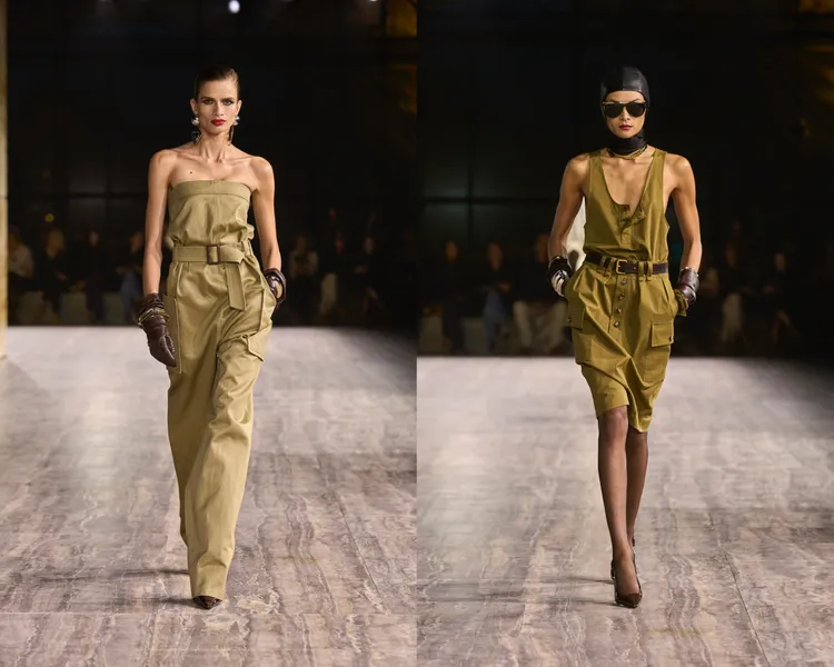 SAINT LAURENT 2024春夏大秀。品牌提供