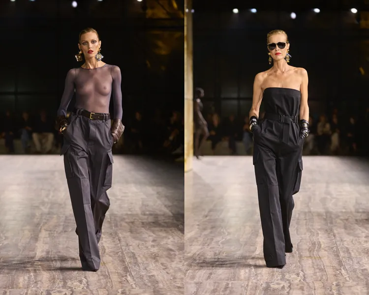 SAINT LAURENT 2024春夏大秀。品牌提供