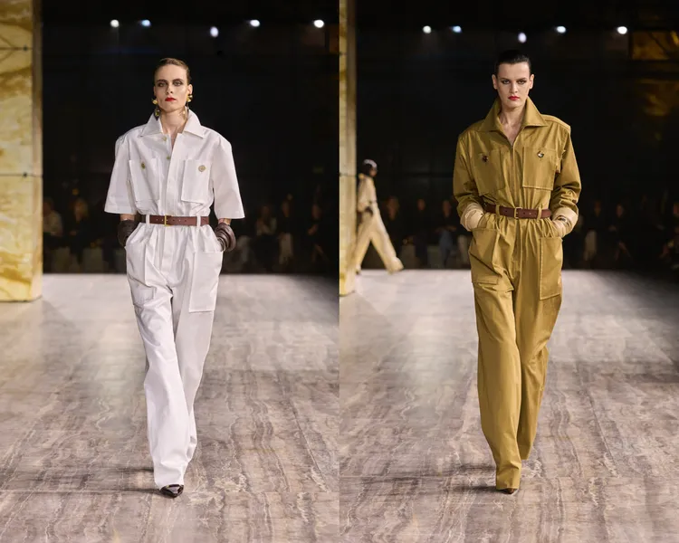 SAINT LAURENT 2024春夏大秀。品牌提供