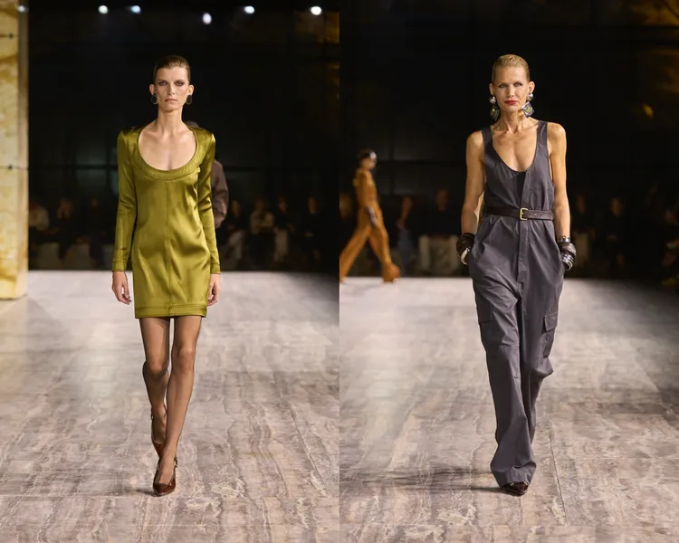 SAINT LAURENT 2024春夏大秀。品牌提供