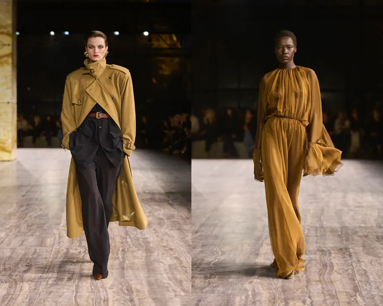 SAINT LAURENT 2024春夏大秀。品牌提供