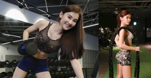 拳頭硬了!瑜伽女神中秋節吃不胖 酥胸翹臀全都露