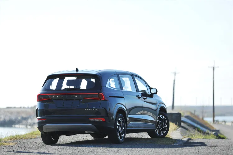 Hyundai Custin國產MPV休旅車，是8月品牌最暢銷車種。林浩昇攝