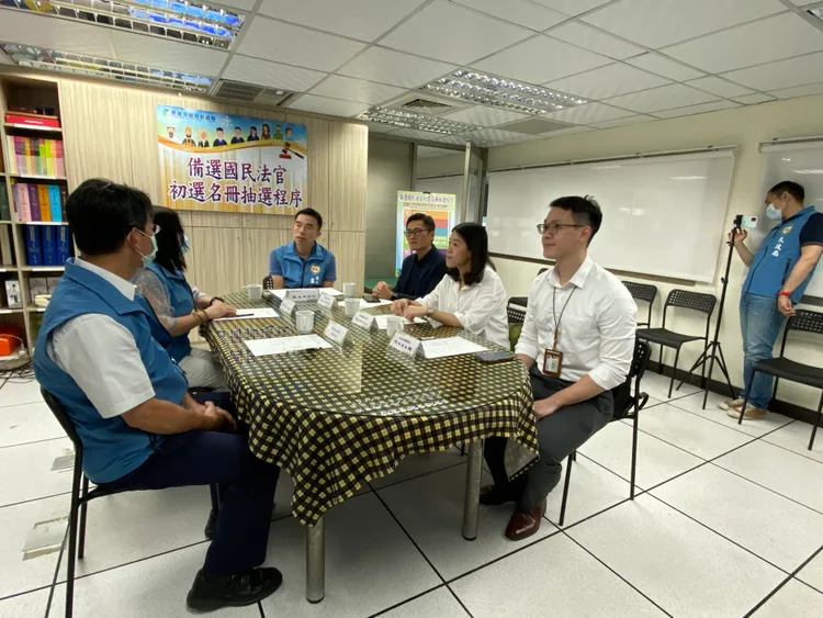 桃園市國民法官初選。桃園市民政局提供