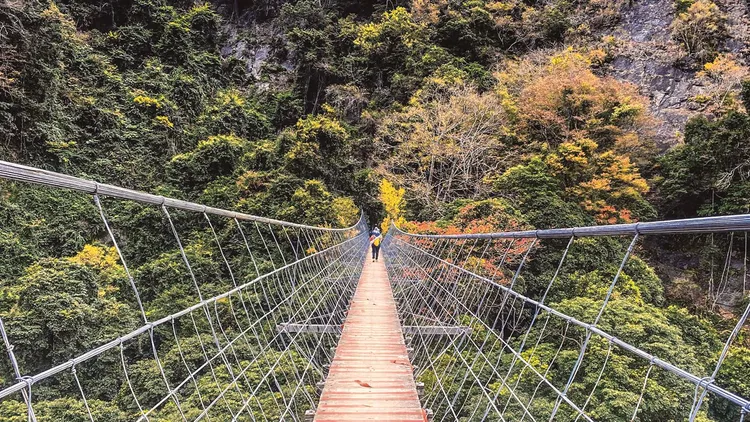 霞喀羅古道。新竹縣府提供