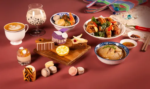 台北萬豪推台味下午茶 彰化肉圓、鹹酥雞、擔擔麵、珍珠奶茶一次滿足
