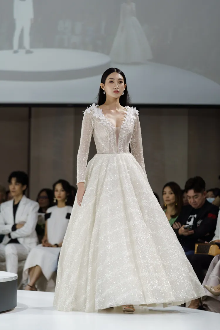 DEVOTION COUTURE九世國際設計總監張馨櫻在高級訂製禮服中注入永續精神。《Marie Claire美麗佳人國際中文版》提供