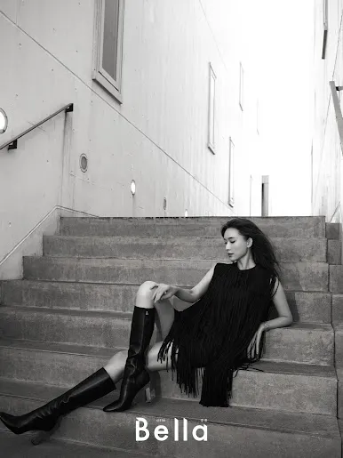 《Bella儂儂》搶先釋出林志玲拍攝的時尚大片。《Bella儂儂》提供