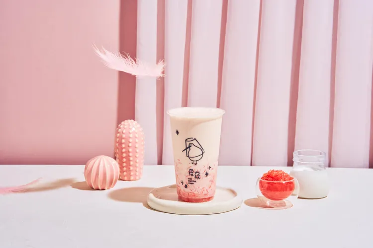 發發9月新品粉紅柚柚優格。業者提供