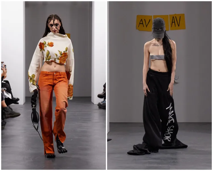 AVAVAV在米蘭時裝週帶來了一場極度慌亂的秀，呼應時尚圈被時間追著跑。翻攝avavav IG