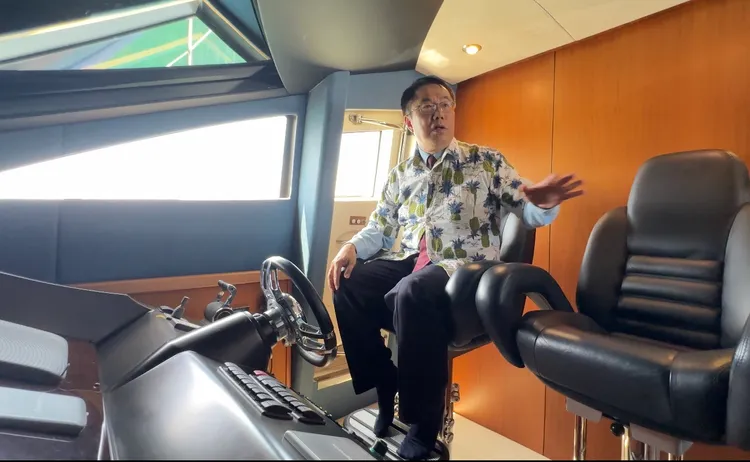 「2023台南國際遊艇生活節」今、明兩日在亞果台南安平遊艇碼頭盛大登場。南市府提供