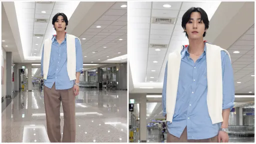 安孝燮旋風訪台! 明現身台北101同場蔡依林、張震挺GUCCI