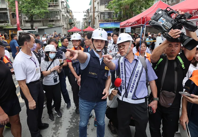 北市府表示，基泰已匯入救災安置基金1億元。林林攝