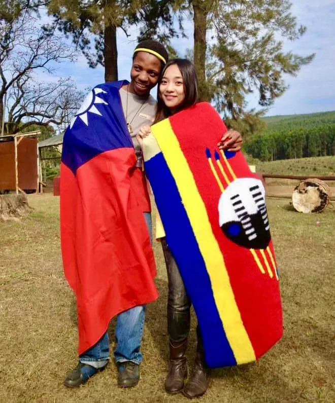 黃捷十年前曾在史瓦帝尼擔任醫療志工。取自黃捷臉書