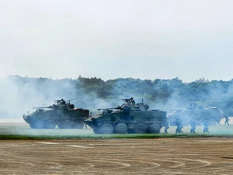 湖口營區明開放民眾入場參觀。取自國防部臉書