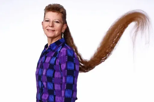 韓流GD、李光洙同款復古髮型 她獲認證最長「小狼尾」女性世界紀錄