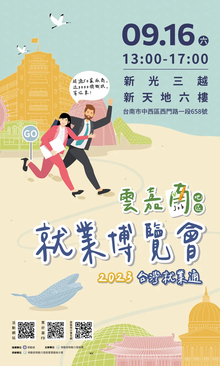 活動資訊。勞動部雲嘉南分署提供